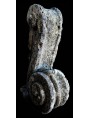 Large ornamental stone scrolls