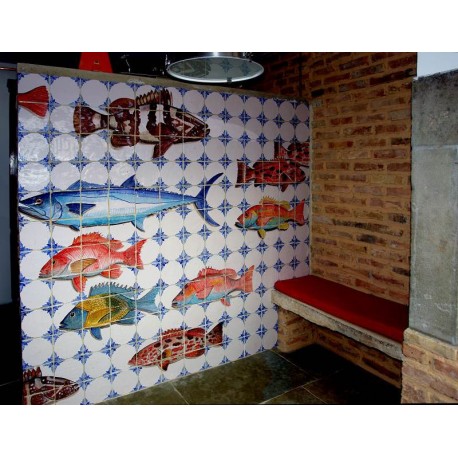 Kitchen with Fish panel