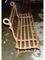 Forged iron bench