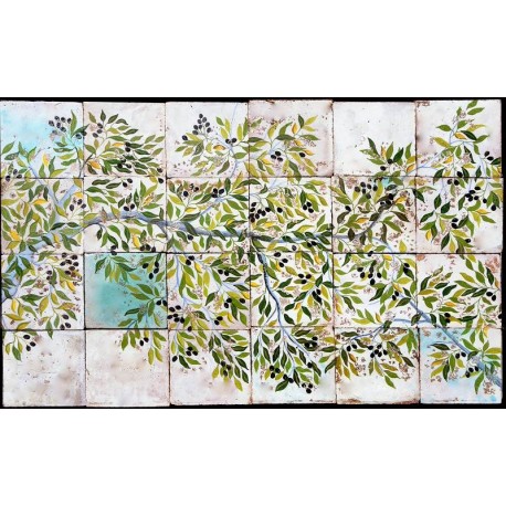 Olive tree panel
