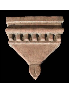 Pieduccio romanico in terracotta