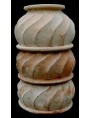 Cachepot in terracotta a spirale