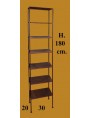 Libreria verticale H 180 a 7 ripiani