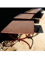 3 assemble rectangular tables - 4,5 m long