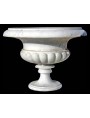 White Carrara marble Vases - hand made Calix