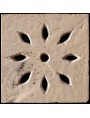 50x50cm Tombino a mandorle in pietra calcarea