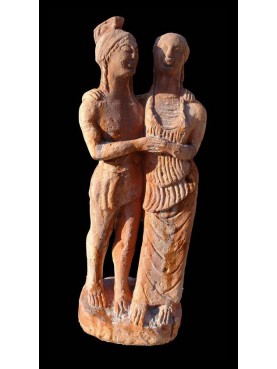 Stauta etrusca in terracotta