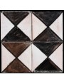 Manganese Berber Tiles 9,5x9,5cms Hourglass