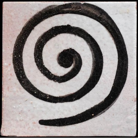 Piastrelle Berbere 9,5x9,5cm la spirale