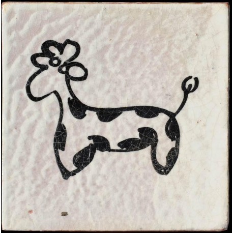 Piastrelle Berbere Manganese 9,5x9,5cm la mucca