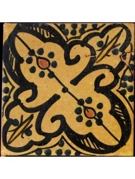 Piastrelle Berbere 9,5x9,5cm con disegno islamico