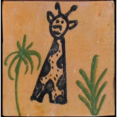 Berber Tiles Niger Giraffe 9,5x9,5cms
