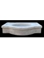 Lavandino in marmo bianco Carrara nostra produzione