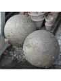 Stone spheres Ø50cms hand made chiselled