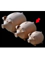 Terracotta pig moneybox medium