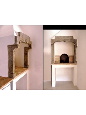 Small Controcappa fireplace