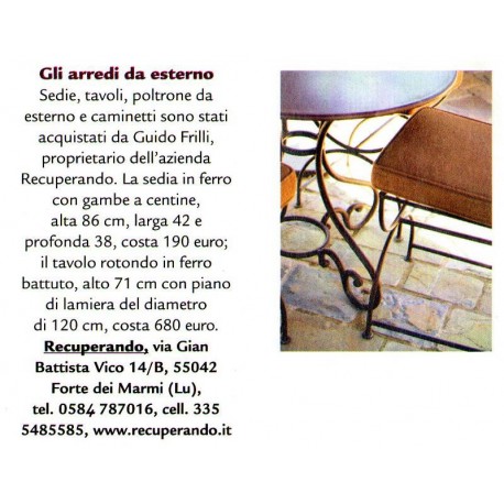 Montalcino - Poltroncina Versilia su Gardenia