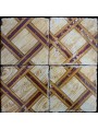 Ancient majolica tile parquet
