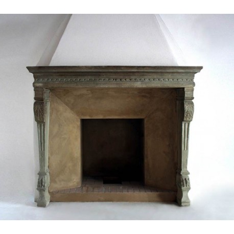 Tuscan 16th century fireplace