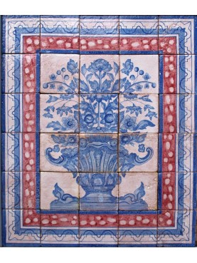 Portuguese panel with red frame