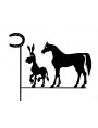 Banderuola asino e cavallo