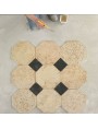 Tiles 40 x 40 cm with 16 x 16 cm tassel