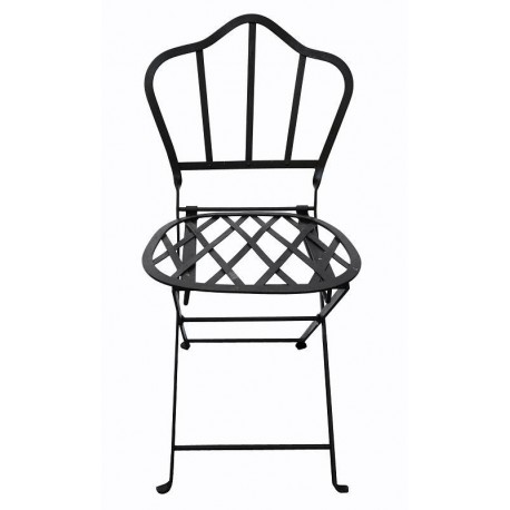 Folding Castellini's chair wrought iron garden chair
