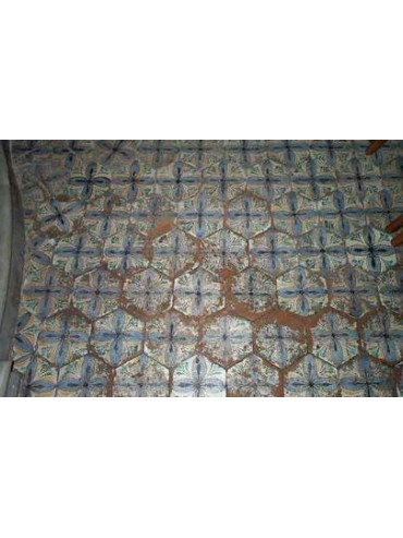 Reproduction medieval tiles