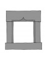 Reproduction of a medieval stone window