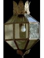 Great Italian brass half lantern