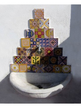 Small panel - 28 Berber tiles