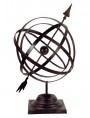 Armillary sphere with iron base
