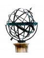 Armillary sphere with stone base