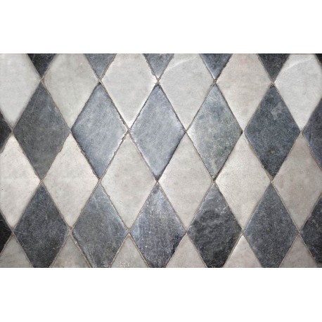 Marble floor rhombuses symmetrical rhombs