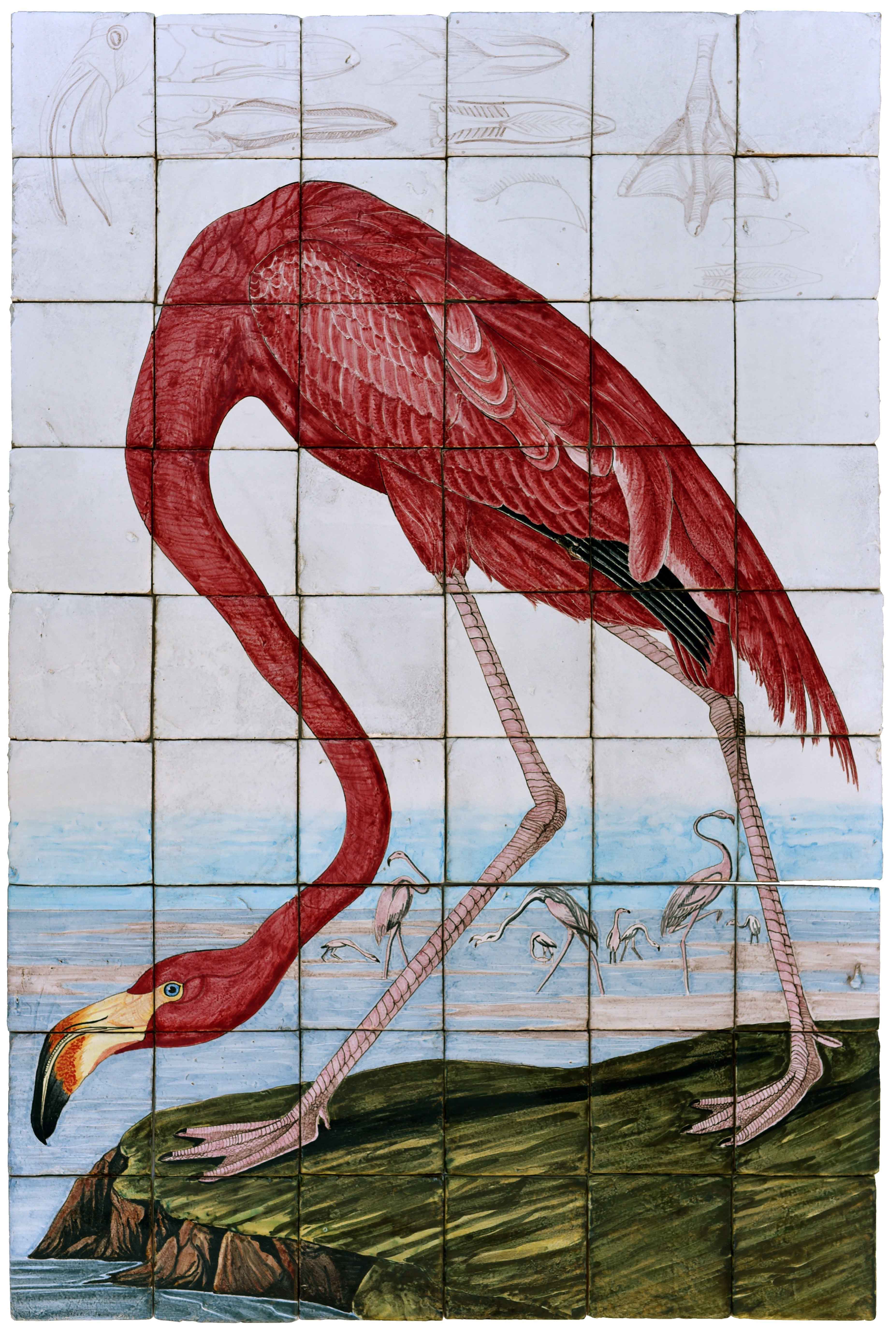 John James Audubon Fenicottero
